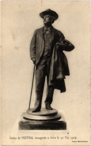 CPA ARLES Statue de Mistral Inauguree a Arles le 30 Mai 1909 (1290406)