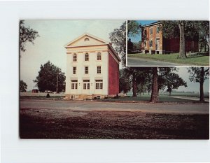 Postcard Masonic Hall, Nauvoo, Illinois, USA