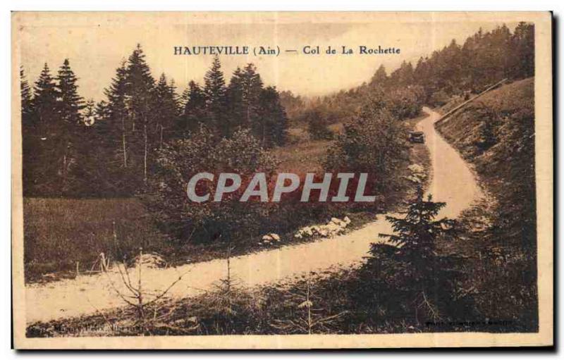 Old Postcard Hauteville Ain Col de la Rochette