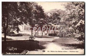 Old Postcard Neris les Bains Allier New Park