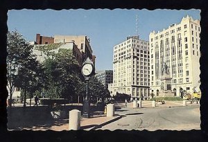 Portland, Maine/ME Postcard, Monument Square/Downtown, 1960'