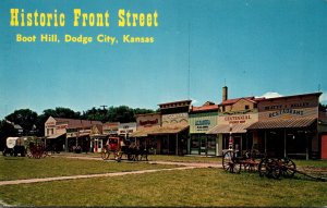 Kansas Dodge City Boot Hill Historic Front Street 1967