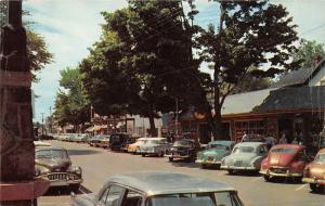 Alexandria Bay New York~James Street West~People @ Storefronts~NICE 1950s Cars