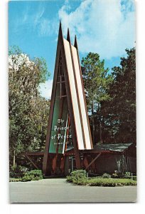 Silver Springs Florida FL Vintage Postcard Entrance to The Prince of Peace Mem