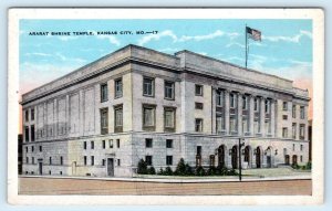 KANSAS CITY, Missouri MO ~ Fraternal ARARAT SHRINE TEMPLE c1920s  Postcard