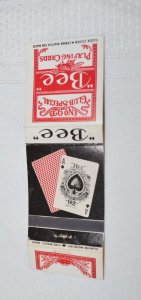 No.92 Club Special Bee Playing Cards Coupon 20 Strike Matchbook Cover