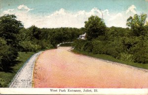 Illinois Joliet West Park Enrance 1909