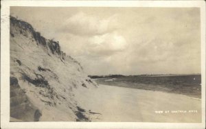 Chatham Massachusetts MA Cape Cod Beach View Real Photo Vintage Postcard