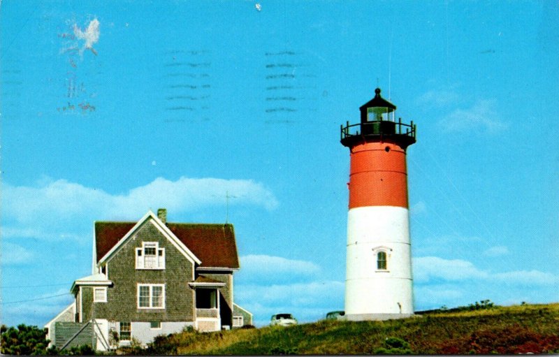 Massachusetts Cape Cod North Eastham Nauset Lighthouse 1977