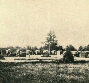 Aula Cabins Fredericton New Brunswick NB Canada UNP 1920s Postcard