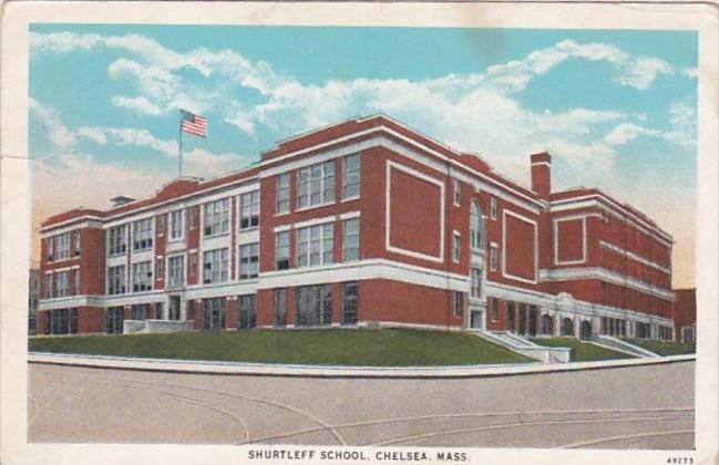 Shurtleff School Chelsea Massachusetts 1940 Curteich