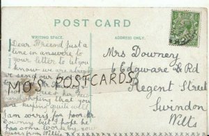 Genealogy Postcard - Downey - Regent Street - Swindon - Wiltshire - Ref 716B