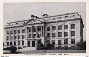 GREENSBORO, North Carolina, 1930-1950s; Guilford County Courthouse