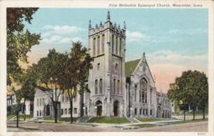 Church First Methodist Church Muscatine Iowa 1944 Curteich