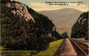 Vintage New Hampshire Postcard - White Mountains