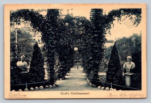 Kroll's Etablissement BERLIN Germany Vintage Postcard 0030