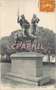 Postcard Old Dinan Bertrand Statue of Guesclin