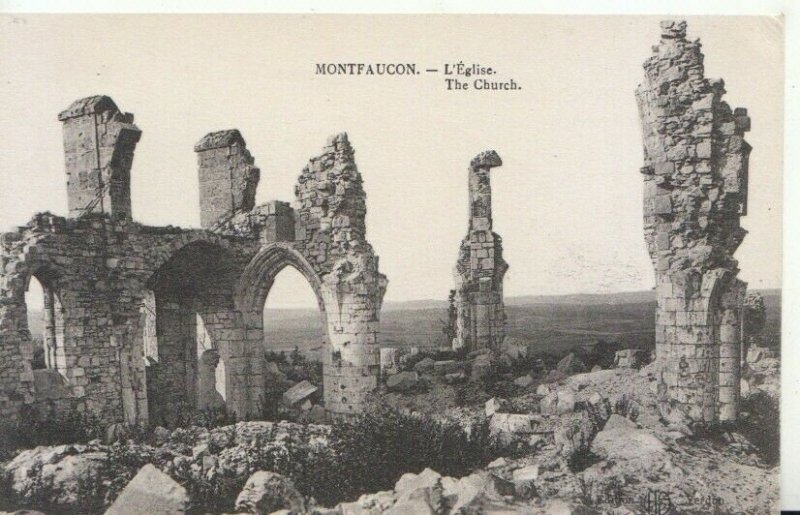 France Postcard - Montfaucon - The Church - TZ12189 