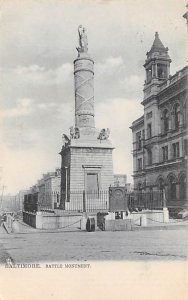 Battle Monument Baltimore, Maryland MD Postcards