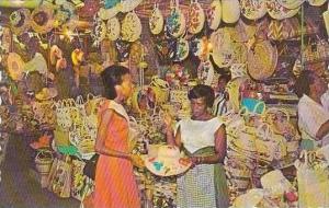 Jamaica Kingston Victoria Crafts Market Straw Section