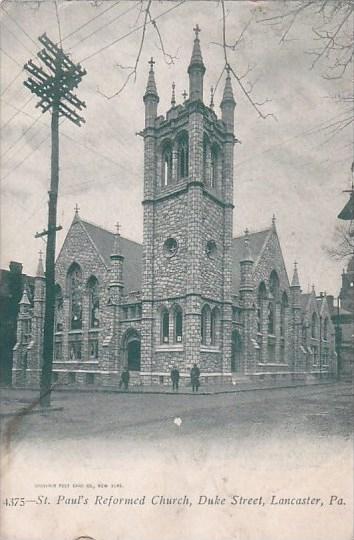 Saint Paul's Reformed Church Duke Street Lancaster Pennsylvania