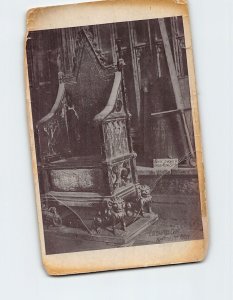 Postcard Coronation Chair Westminster Abbey London England