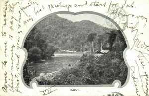 british north borneo, SABAH, Rayoh, Panorama (1904) Postcard