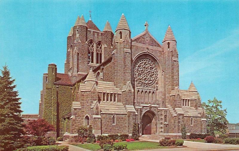 GREENSBURG, PA Pennsylvania  CATHEDRAL OF THE BLESSED SACRAMENT  Chrome Postcard