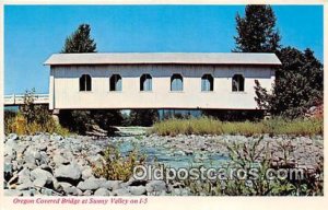 Grave Creek Covered Bridge Sun Valley, Oregon, USA Unused 