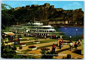 M-86957 Koblenz on the Rhine and Moselle Ehrenbreitstein Fortress Germany