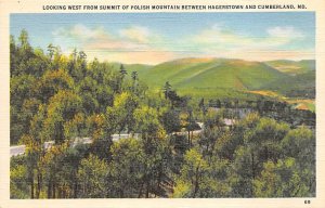 West from Summit on Polish Mountain between Hagerstown and Cumberland - Hager...