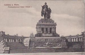 Germany Koblenz Provincialdenkmal Kaiser Wilhelm I