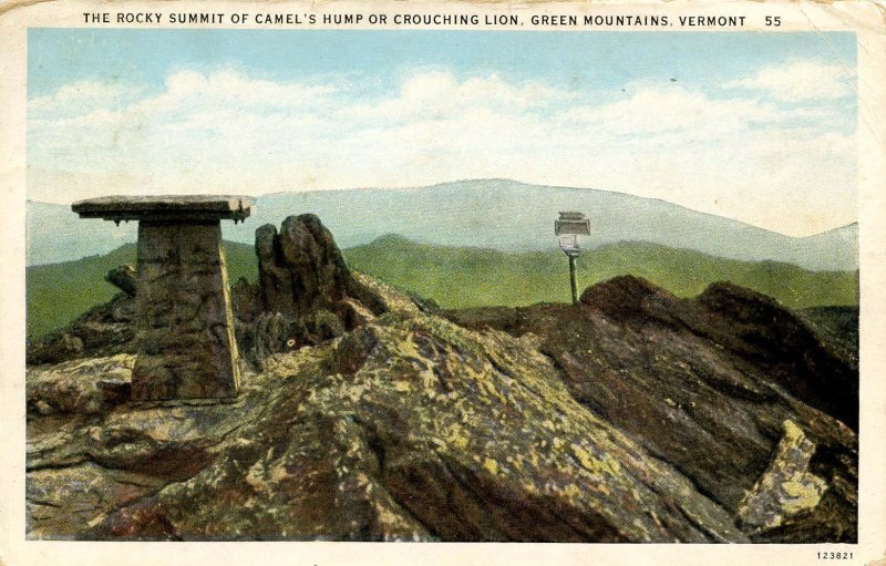 VT - Camel's Hump or Crouching Lion