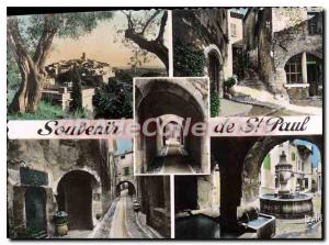 Modern Postcard Souvenir of St. Paul (A M) The French Riviera