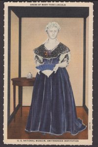 Dress of Martha Todd Lincoln, Smithsonian Institution Museum Washington - LINEN