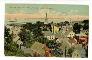 MA - Provincetown. View from Town Hill Looking West