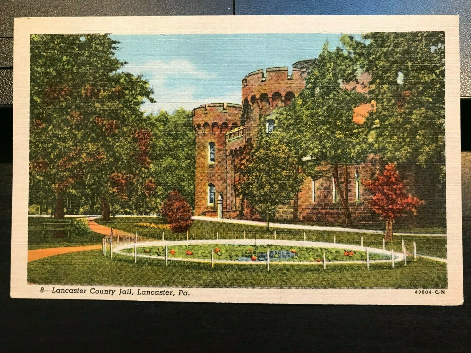 Vintage Postcard 19301945 Lancaster County Jail Lancaster Pennsylvania