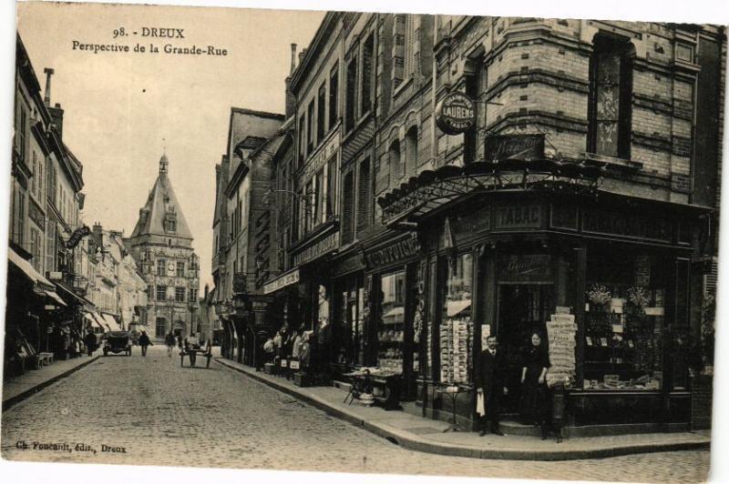 CPA DREUX-Perspective de la Grande-Rue (177602)