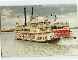 Postcard Sternwheeler Natchez New Orleans Louisiana USA