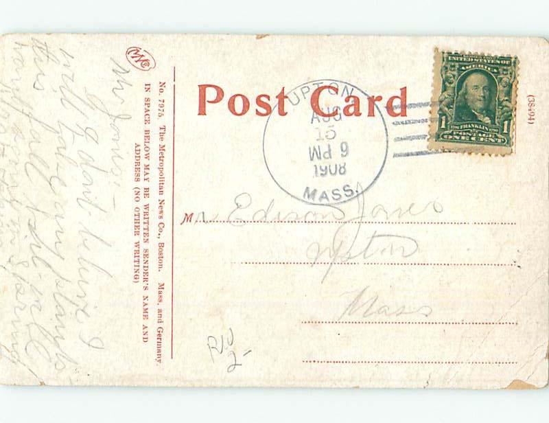 Bent Divided-Back POSTCARD FROM Clinton Massachusetts MA HM6632