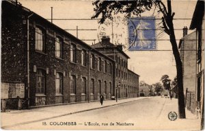 CPA Colombes Ecole Rue de Nanterre (1315346)