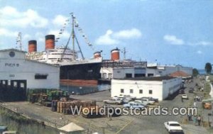 RMS Queen Elizabeth Panama Canal Panama Unused 