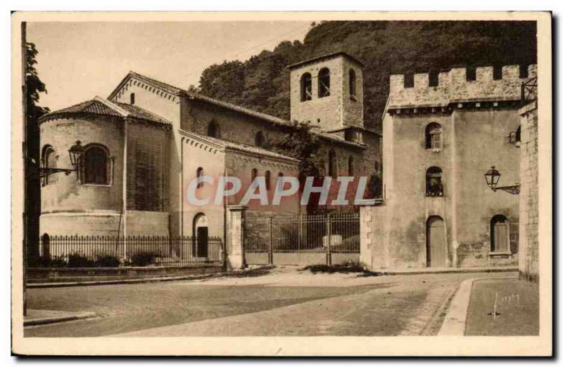 Grenoble - L & # 39Eglise Saint Laurent - The Alps - Old Postcard