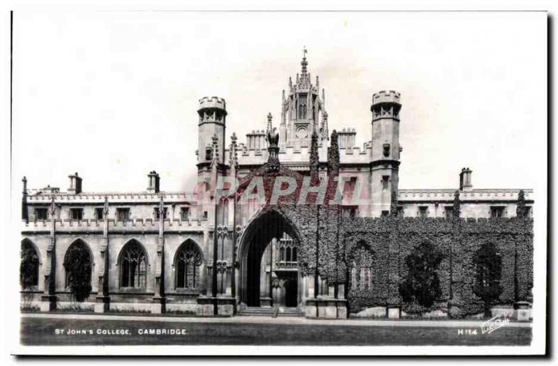 Old Postcard St John's College Cambridge