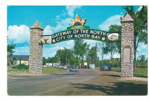 The Gateway Of The North, North Bay, Ontario, Vintage 1963 Chrome Postcard