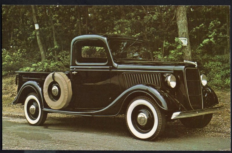 Classic Truck Postcard 1936 FORD V-8 Pick-Up