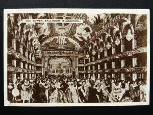 BLACKPOOL The Tower Ballroom Fancy Dress Ball c1920s RP Postcard by Allen & Sons