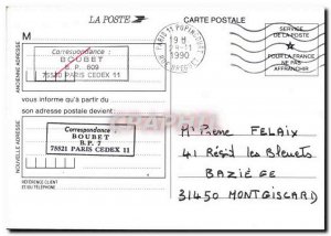 Postcard Modern Post I change d & # 39adresse