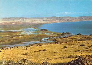 River Jordan Flowing into Lake of Galilee Israel Unused 