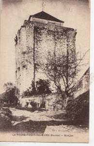 BF11341 la roche posay les bains donjon  france front/back image